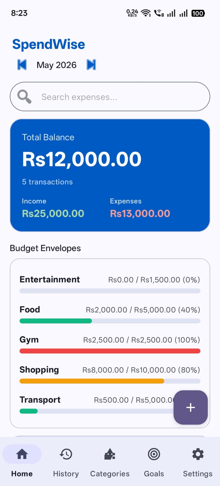 SpendWise App
